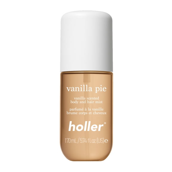 HOLLER Vanilla Pie Vanilla Scented Body and Hair Fragrance Mist, 5.7 fl oz