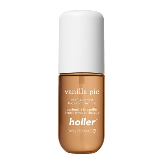 Holler Vanilla Pie Body And Hair Fragrance Mist, Vanilla Scented, 2.7 fl oz