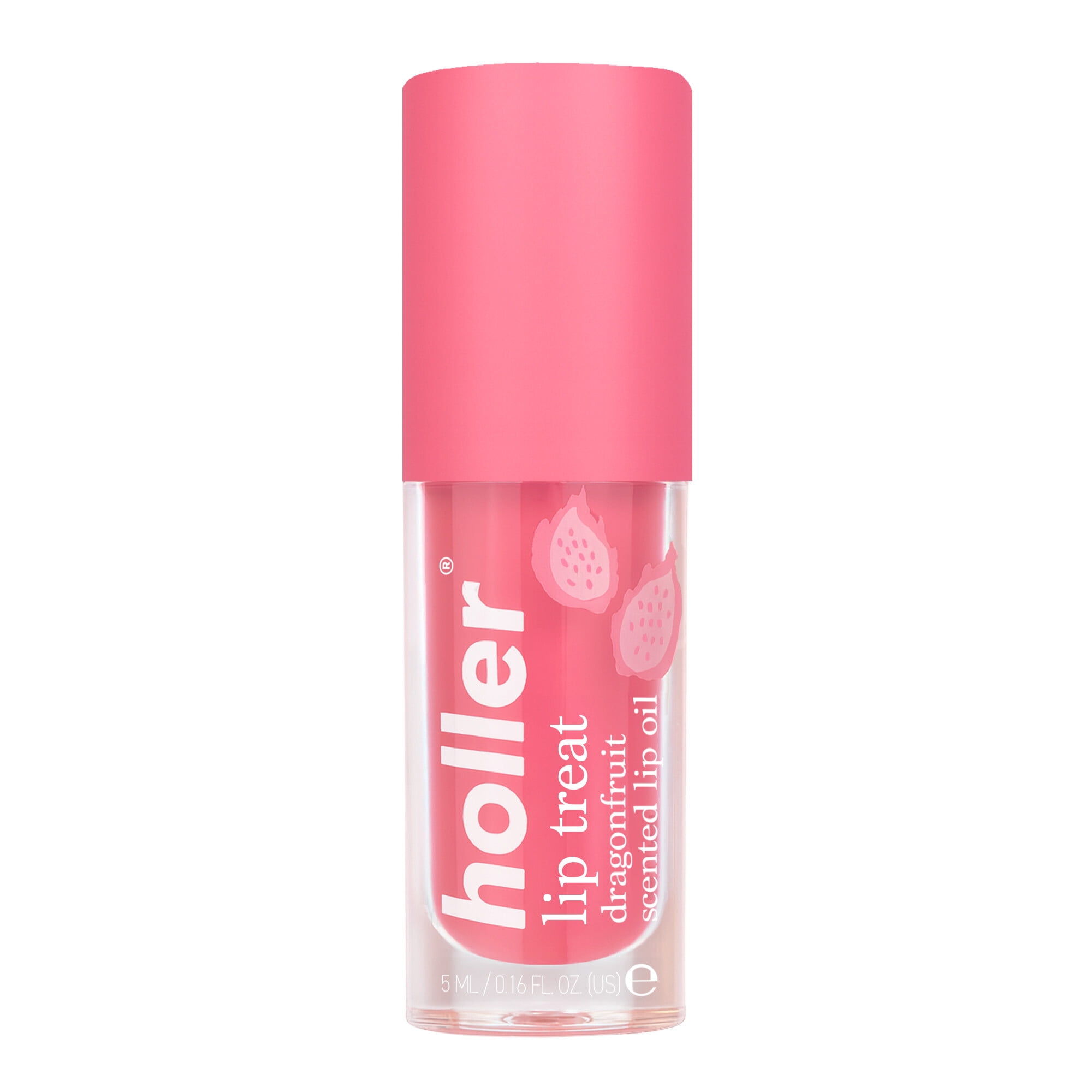 ビートリップハローディアスマイル Holler Lip Treat Dragon Fruit Pop Dragon Fruit Lip Oil, 0.16 fl oz