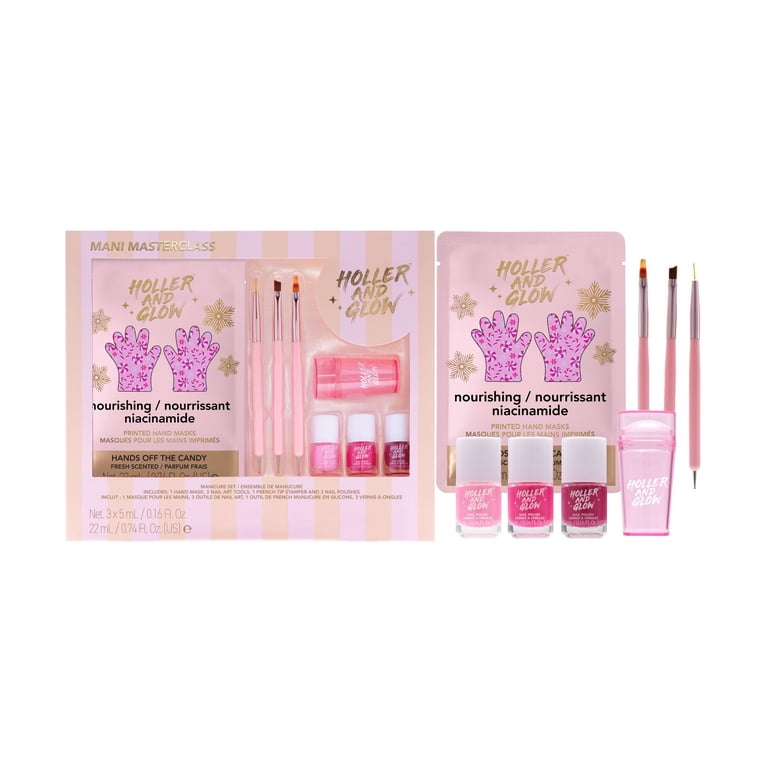 Holler and Glow Limited Edition Mani Masterclass Nail Kit, 8 Piece