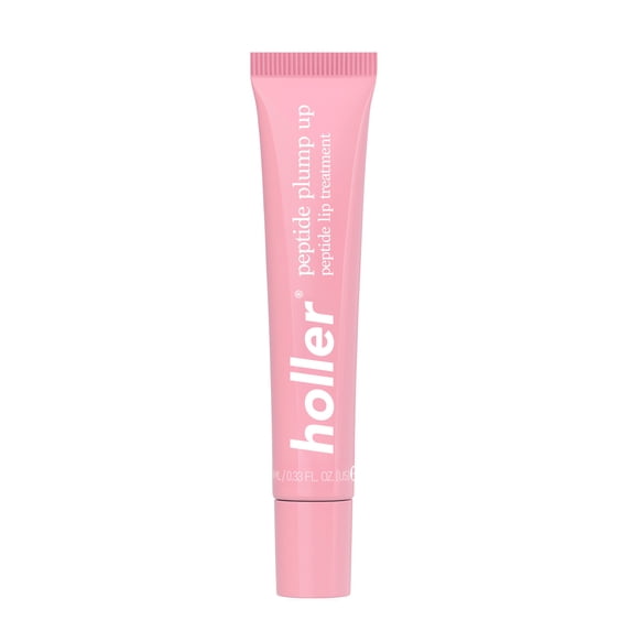 Holler Peptide Plump Up Guava Glaze Peptide Lip Treatment, Hydrating Shea Butter, 0.33 fl oz