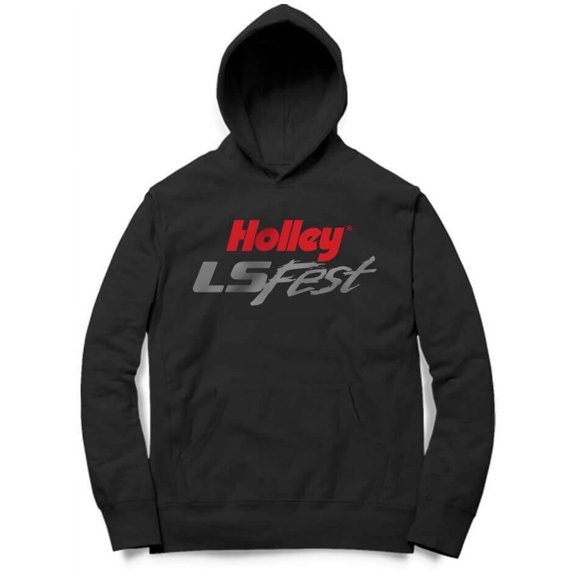 Holley 10295-4XHOL LS Fest Hoodie - Black - 4X-Large