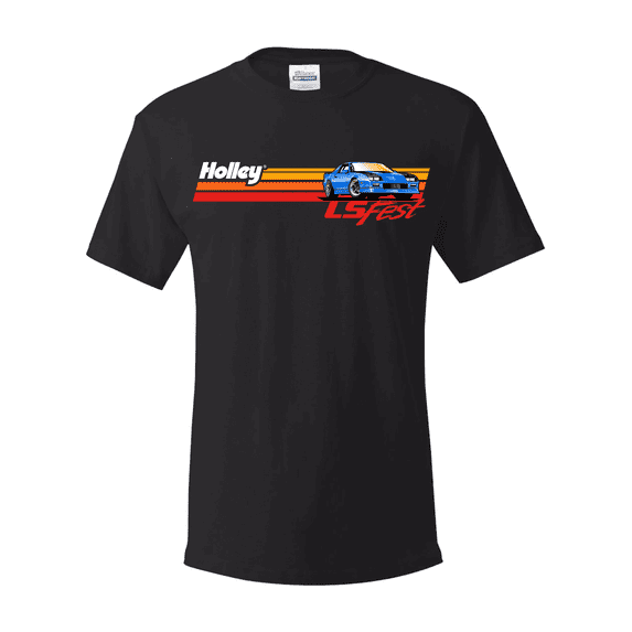 Holley 10312-5XHOL 2021 LS Fest Retro Camaro Stripe - Indigo- 5X-Large