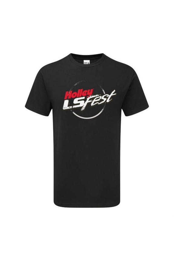10371-MDHOL T-Shirt Men's - LS Fest Logo - Black - Adult Medium - Each