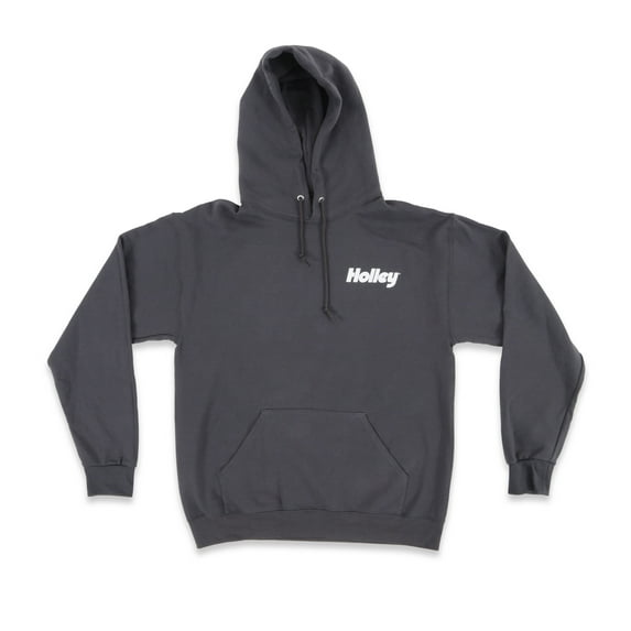 Holley 10432-MDHOL Hooded Sweatshirt - Fleece - Adult Medium - Charcoal Grey