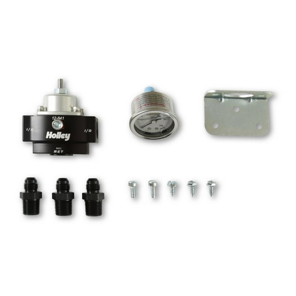 Holley 12-841KIT HP Billet Carbureted Bypass Fuel Pressure Regulator Kit