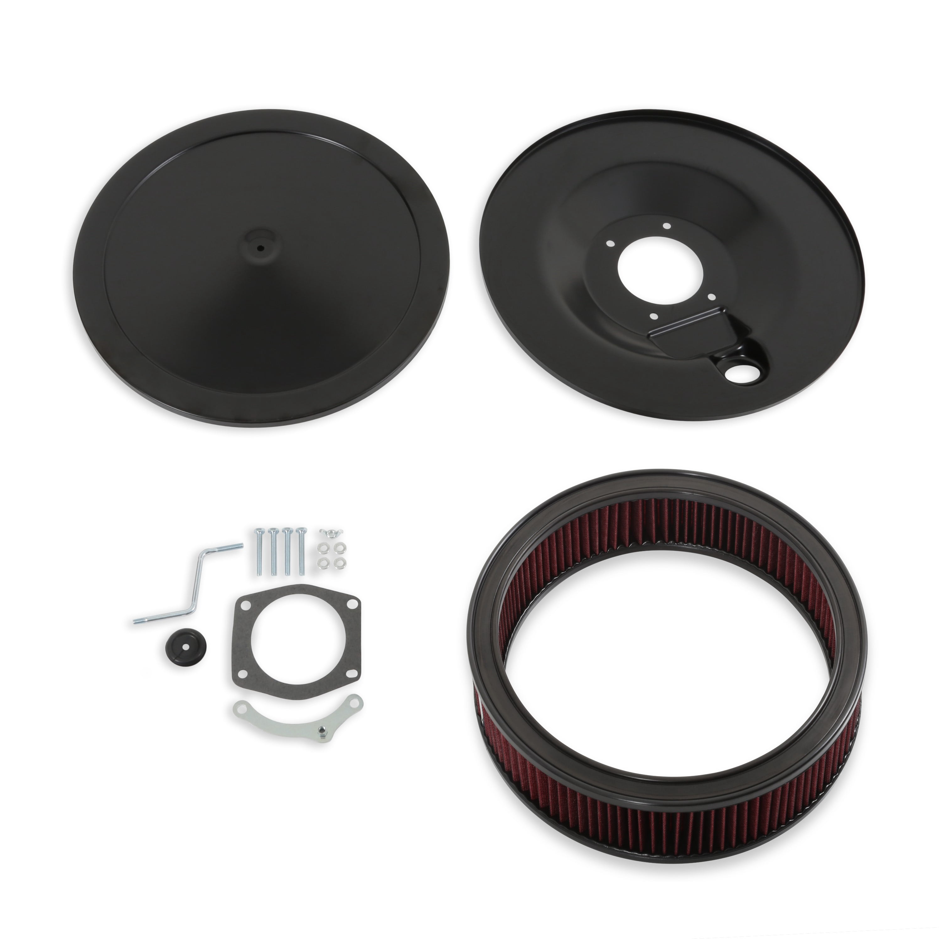 Holley 120-501 Holley RetroFilter Drive-By-Wire Air Cleaner - 16-Inch Diameter - Black