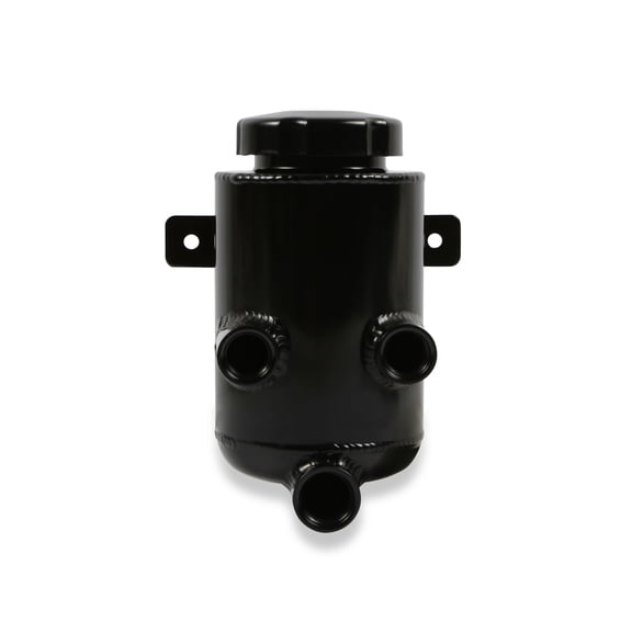 Holley 198-212 Power Steering Remote Reservoir Black Aluminum