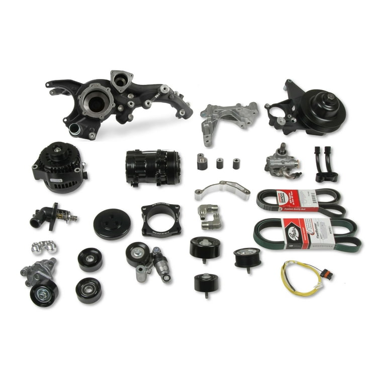 Holley Premium Mid-Mount Complete Accessory System 20-220BK
