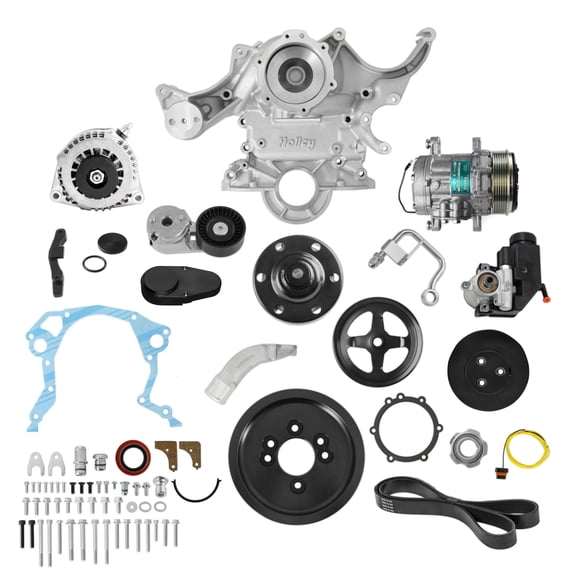 Holley 20-370 Holley Small Block Ford Mid-Mount Complete Accessory System