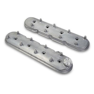 Holley GM LS1 Valve Cover Set Natural Cast Finish Holley GM LS1 Valve Cover Set Natural Cast Finish