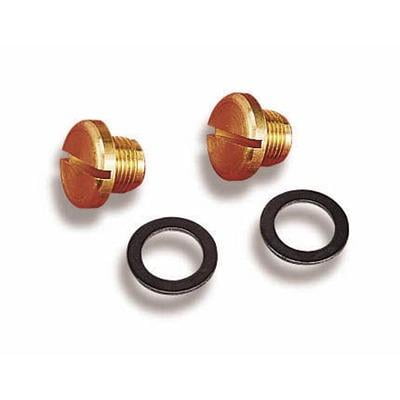Holley 26-85, Fuel Bowl Plugs (2) Aftermarket High Performance Racing Parts
