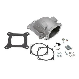 Holley Intake Elbow 4150 Ford TB Flange - Black Holley Intake Elbow 4150 Ford TB Flange - Black