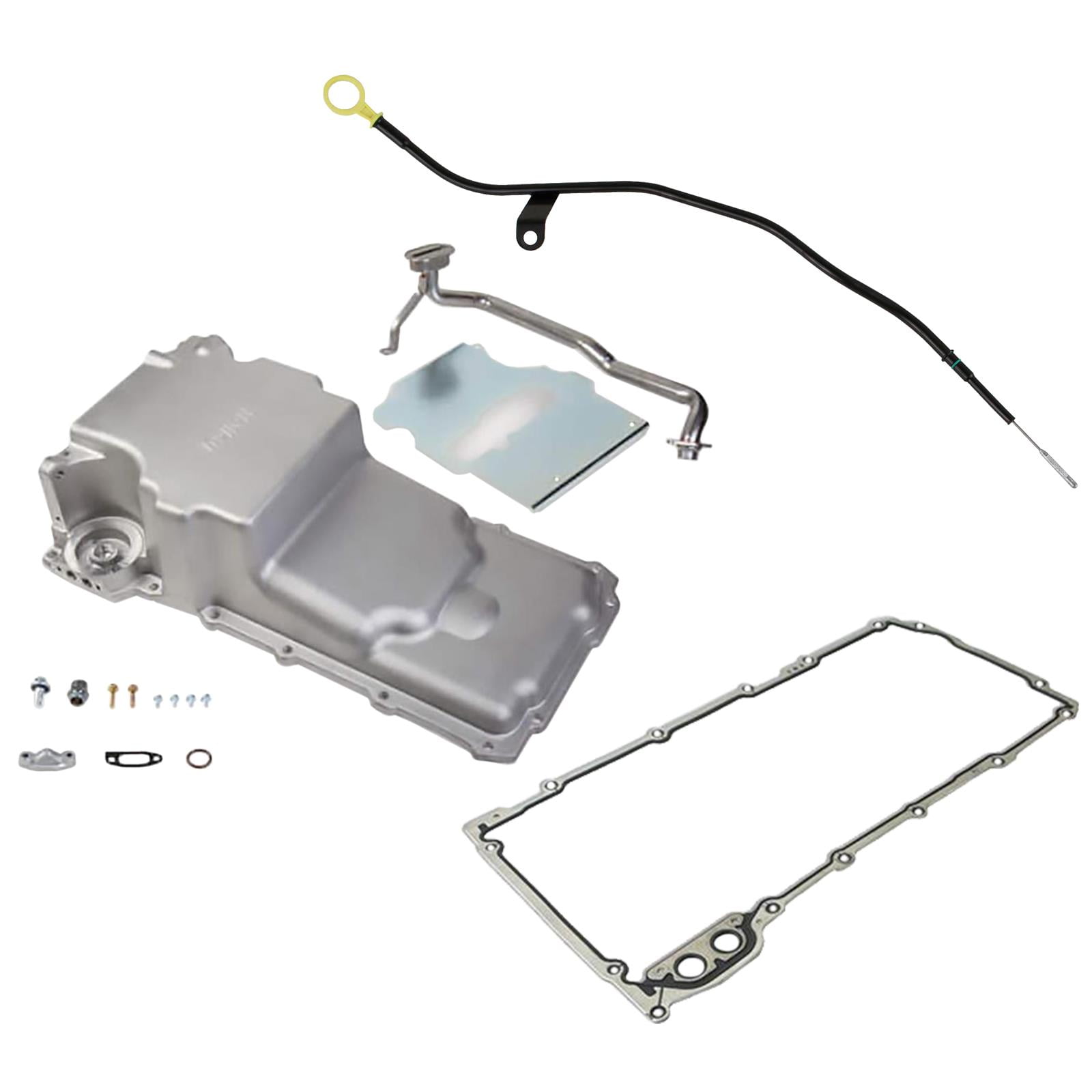 Holley 3022 LS Swap RetroFit Oil Pan w/30215 Dipstick/Gasket