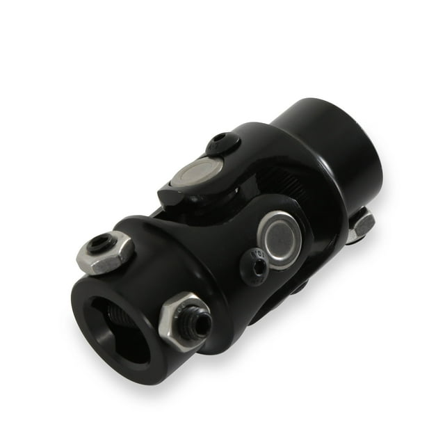 Holley 320-100 U-Joint, 3/4 Inch 30 Spline to 3/4 Inch DD - Black Zinc