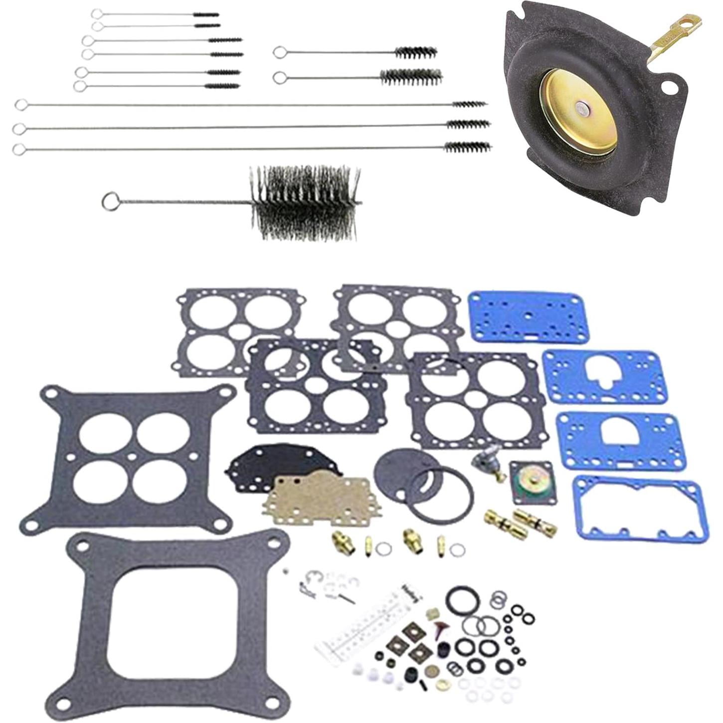 Holley 37-119 4160 4BBL 600CFM Carb Rebuild Kit/Cleaning Brushes