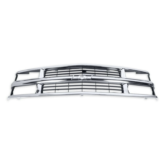Holley Classic Trucks 04-488 Grille Chrome/Black Fits select: 1994-2000 GMC SIERRA, 1994-1999 GMC SUBURBAN
