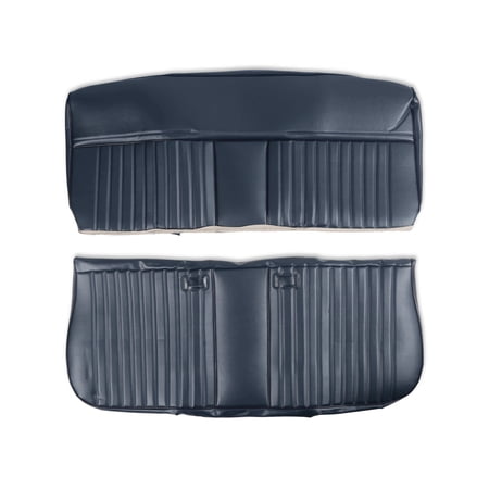 Holley Classic Trucks 05-317 Seat Upholstery Kit - Deluxe Pleat Vinyl - Navy Fits select: 1981-1986 CHEVROLET C10, 1987 CHEVROLET R10