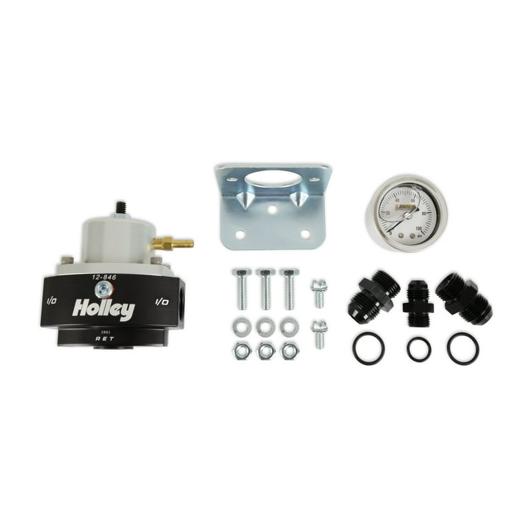 Holley HP Billet Fuel Press. Regulator w/EFI Bypass Holley HP Billet Fuel Press. Regulator w/EFI Bypass