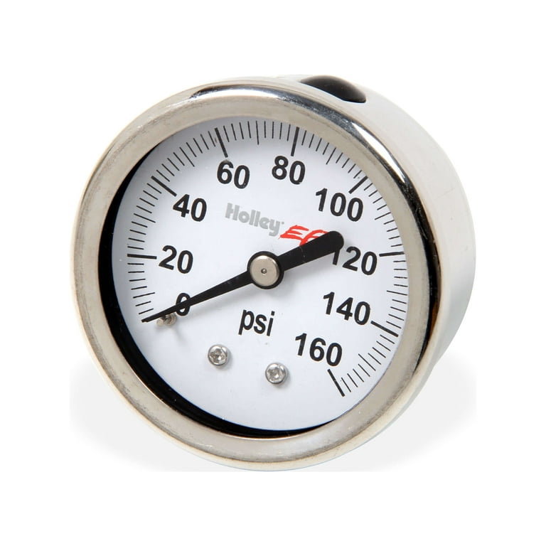 Holley Fuel Pressure Gauge 160psi Holley Fuel Pressure Gauge 160psi
