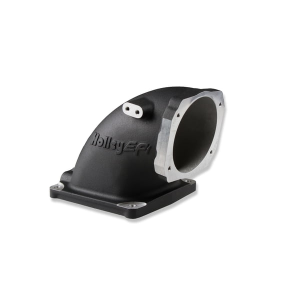 Holley EFI 300-248BK Black Cast Aluminum 4500 EFI Throttle Body Intake Elbow-LS