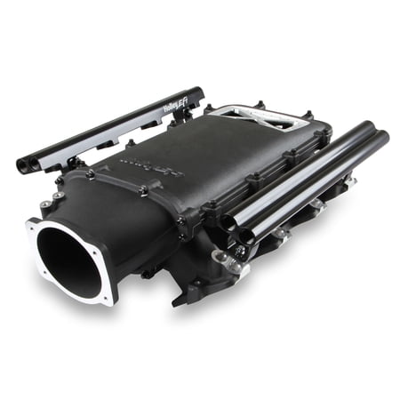Holley EFI 300-625BK Dual Fuel Injector LS1 Lo-Ram Front-Feed EFI Intake Manifold Kit