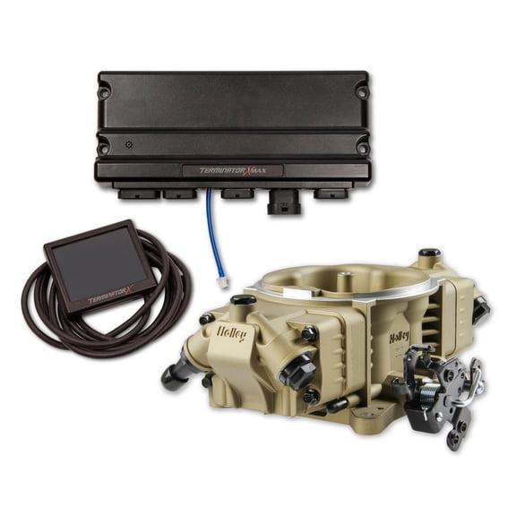 Holley EFI 550-1016 Terminator X Max Stealth 4150 with Transmission Control, Gold