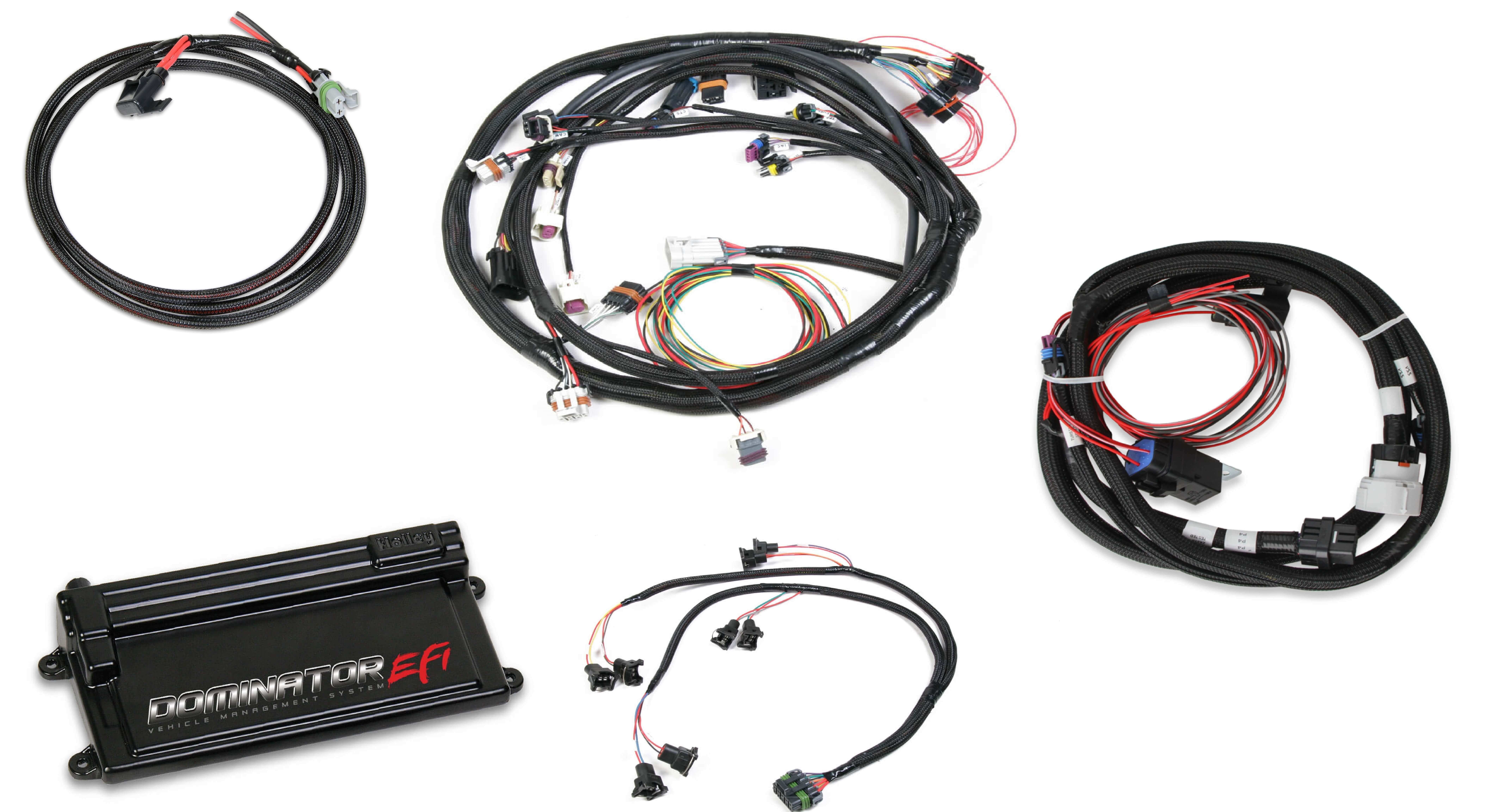 Holley EFI 550-658 Dominator EFI Kit - LS2 Main Harness with Trans Control and EV1 Injector Harness