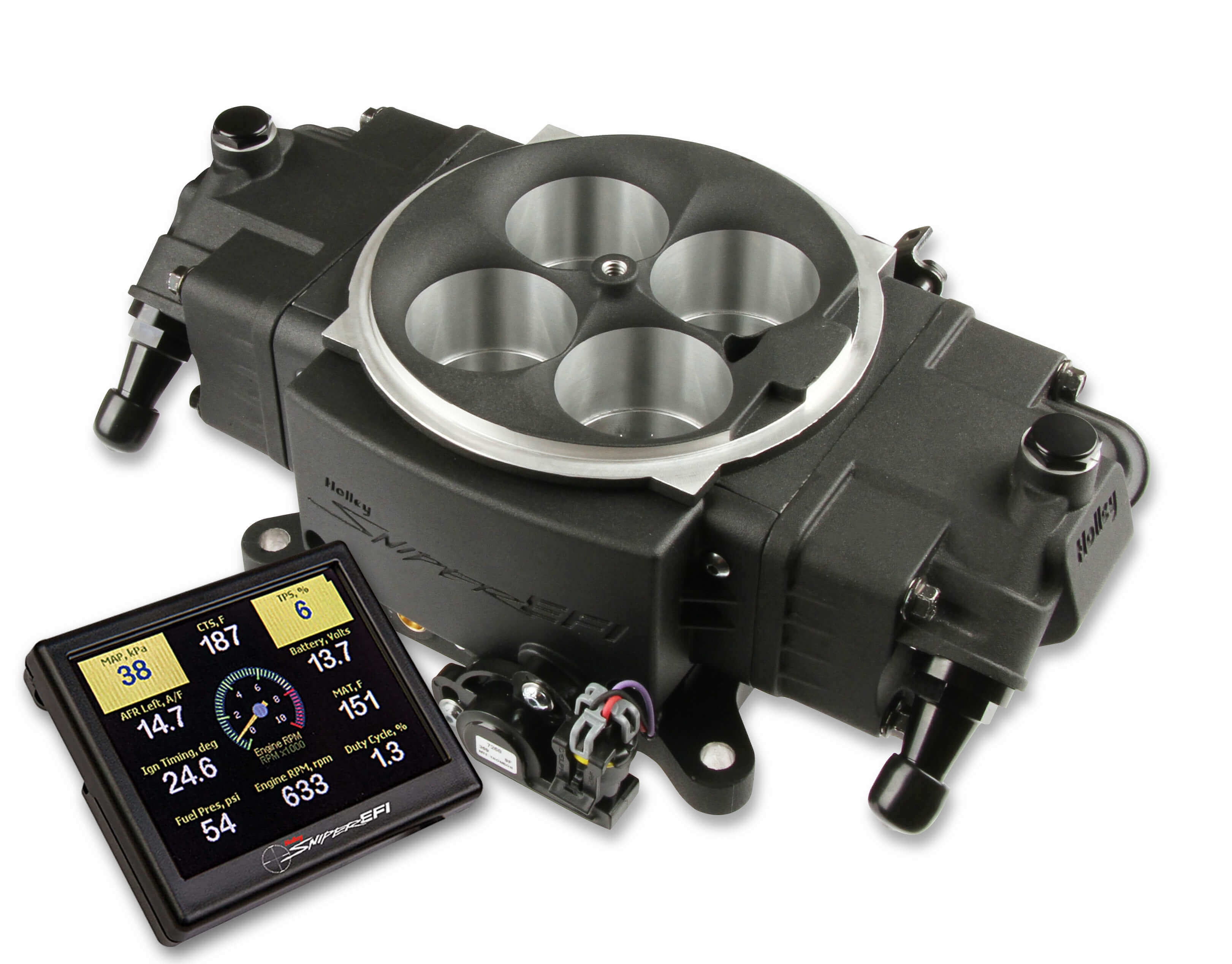 Holley Syper Sniper Stealth EFI 4150 - w/8-Injectors Holley Syper Sniper Stealth EFI 4150 - w/8-Injectors