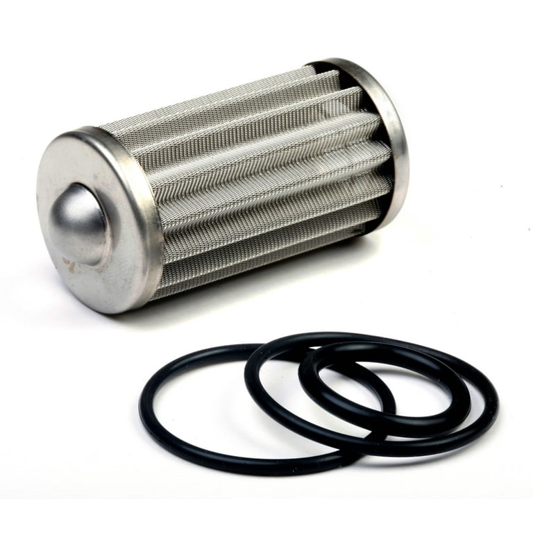 Holley Billet HP Fuel Filter - -8an 100-Micron 175GPH Holley Billet HP Fuel Filter - -8an 100-Micron 175GPH