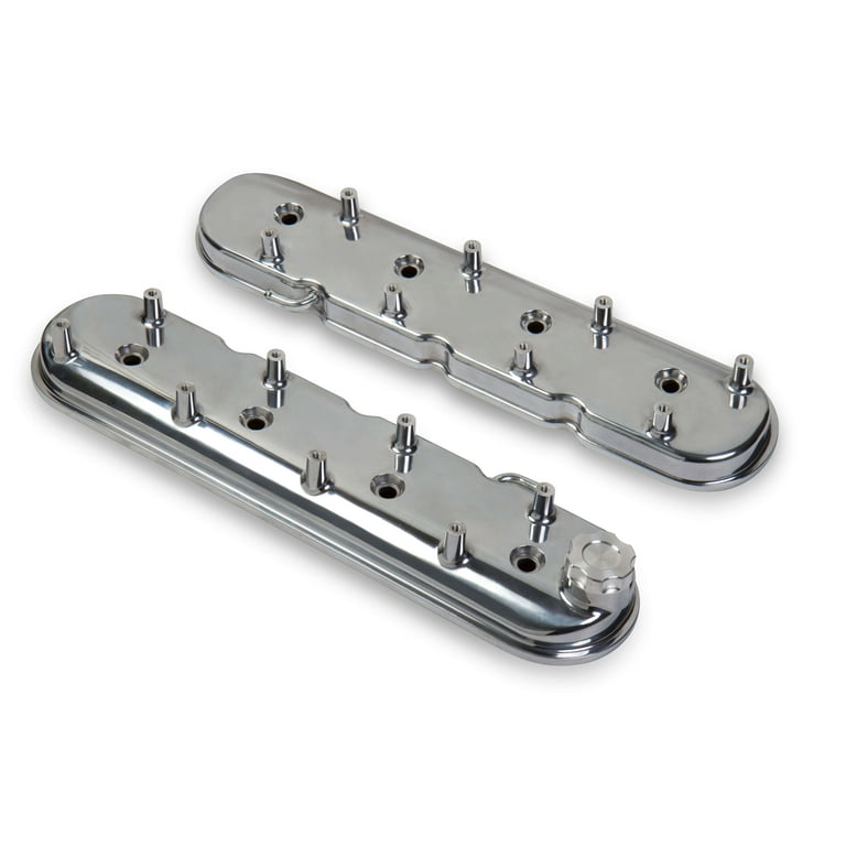 Holley GM LS1 Valve Cover Set - Polished Holley GM LS1 Valve Cover Set - Polished
