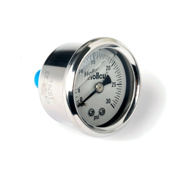 Holley 0-30 Psi Fuel Pressure Gauge Holley 0-30 Psi Fuel Pressure Gauge