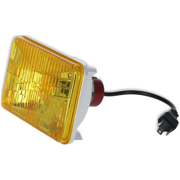 Holley Retrobright LFRB101 LED Replacement Forward Facing Light - Yellow Lens - High Beam Only