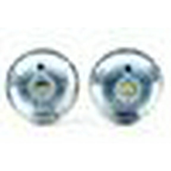 Holley RetroBright LFRB175, Individual LED 5.75 Inch Round Light Housing Only, Yellow Lens, Bulb Sold Separately