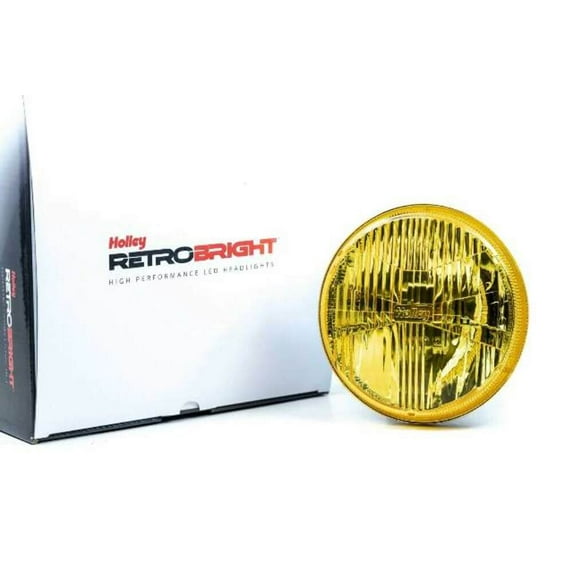 Holley Retrobright LFRB175 LED Forward Facing Light - Housing Only - Yellow Lens - Sold Individually