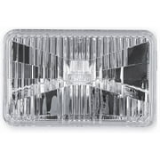 Holley RetroBright LFRB185, Individual LED 4 x 6 Inch Rectangle Light Housing Only, Clear Lens, Bulb Sold Separately