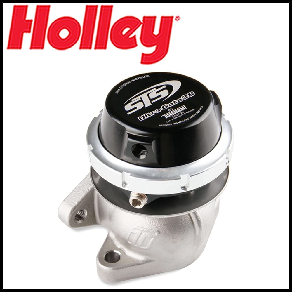 Holley STS48 STS Turbo Wastegate STS Ultragate 38mm 7Psi Black
