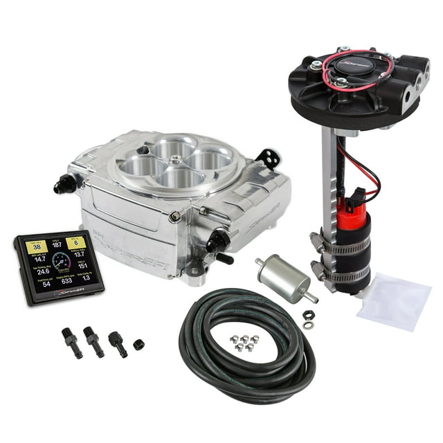 Holley Sniper EFI 550-510-3XR Sniper 2 EFI - Shiny - Returnless Drop-In Module - Without PDM - 3.5 in. Screen