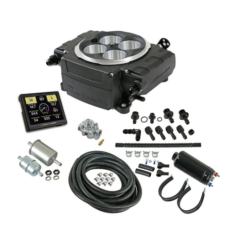 Holley Sniper 2 EFI Master Kit Polished without PDM Holley Sniper 2 EFI Master Kit Polished without PDM