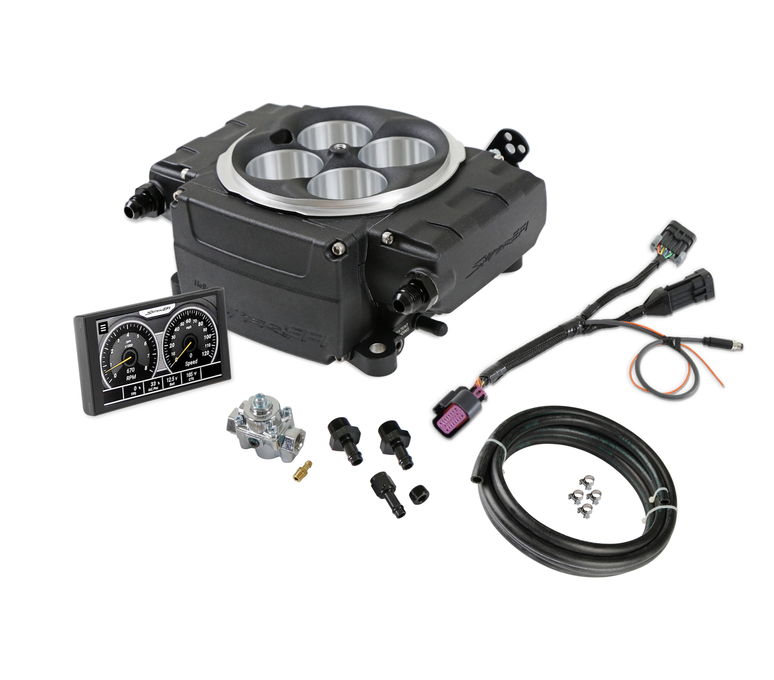 Holley Sniper EFI 550-511-5AE Holley Sniper 2 EFI Upgrade 5'' Kit w/ Regulator - Black