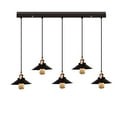 thumbnail image 1 of Hollie Adjustable Cord 5-light Edison Lamp with Bulbs, 1 of 3