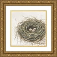 thumbnail image 1 of Hollihocks Art 15x15 Gold Ornate Wood Framed with Double Matting Museum Art Print Titled - New Life, 1 of 4