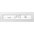 thumbnail image 1 of Hollihocks Art 18x6 White Modern Wood Framed Museum Art Print Titled - We Still Do, 1 of 4