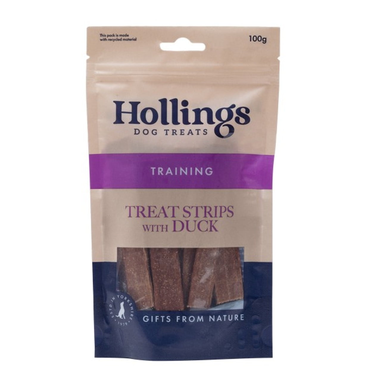Hollings Meat Treat Duck 100g Case of 12