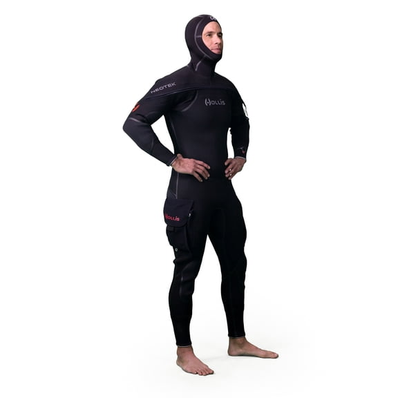 Hollis 4/3mm NeoTek Unisex Hooded Semi-Dry Suit