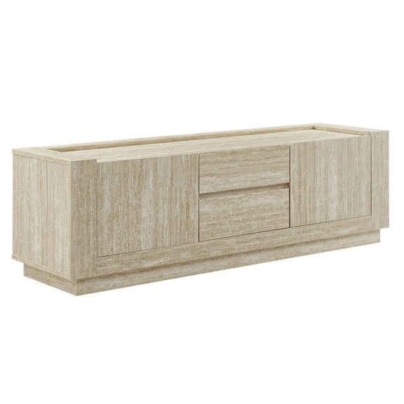 Hollis TV Stand in Travertine