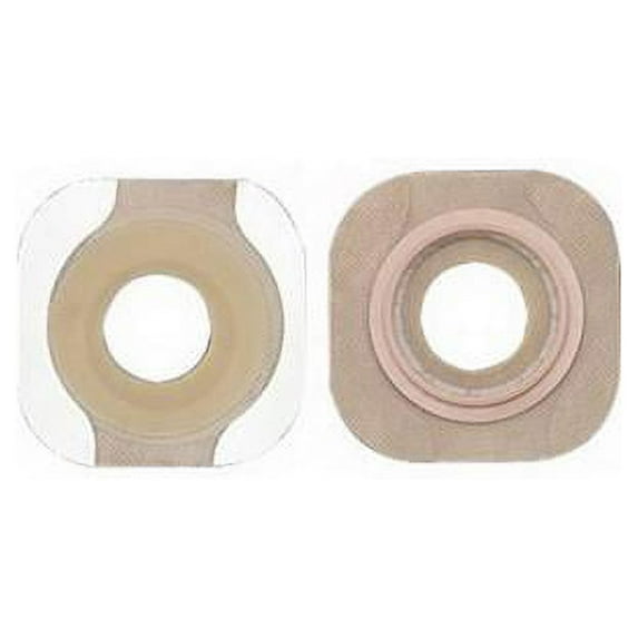 Hollister 14703 New Image Pre-Sized Flextend Skin Barrier, Floating Flange with Tape, Flange Size 1-3/4", Stoma Size 7/8", Green (Box of 5)