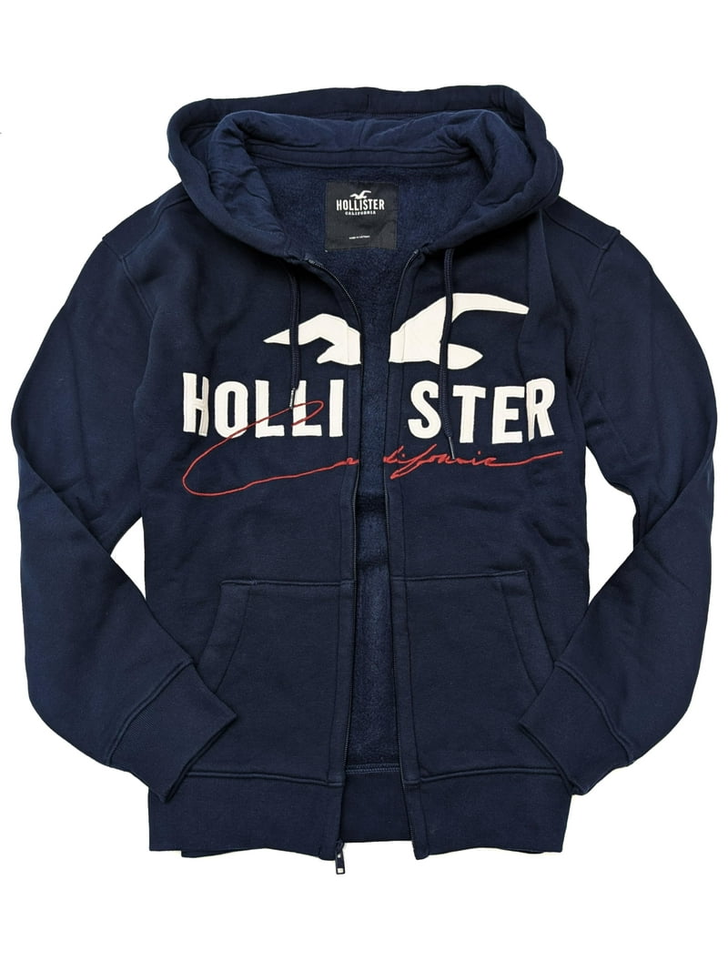 Hollister California Men's Logo Graphic Zip or Pullover Soft