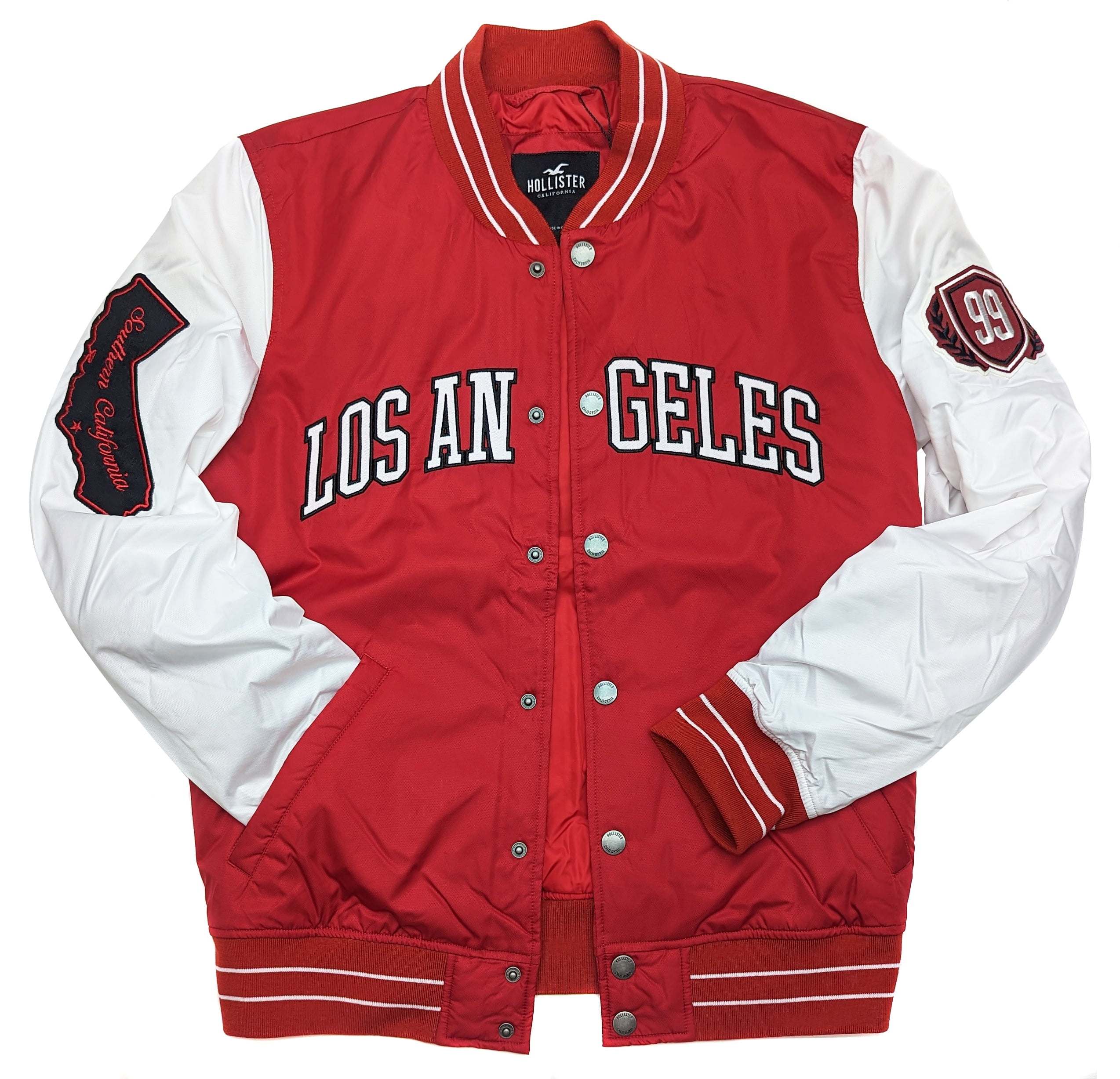 Varsity Jacket Hollister Bomber Jacket Men Hollister XLarge Men