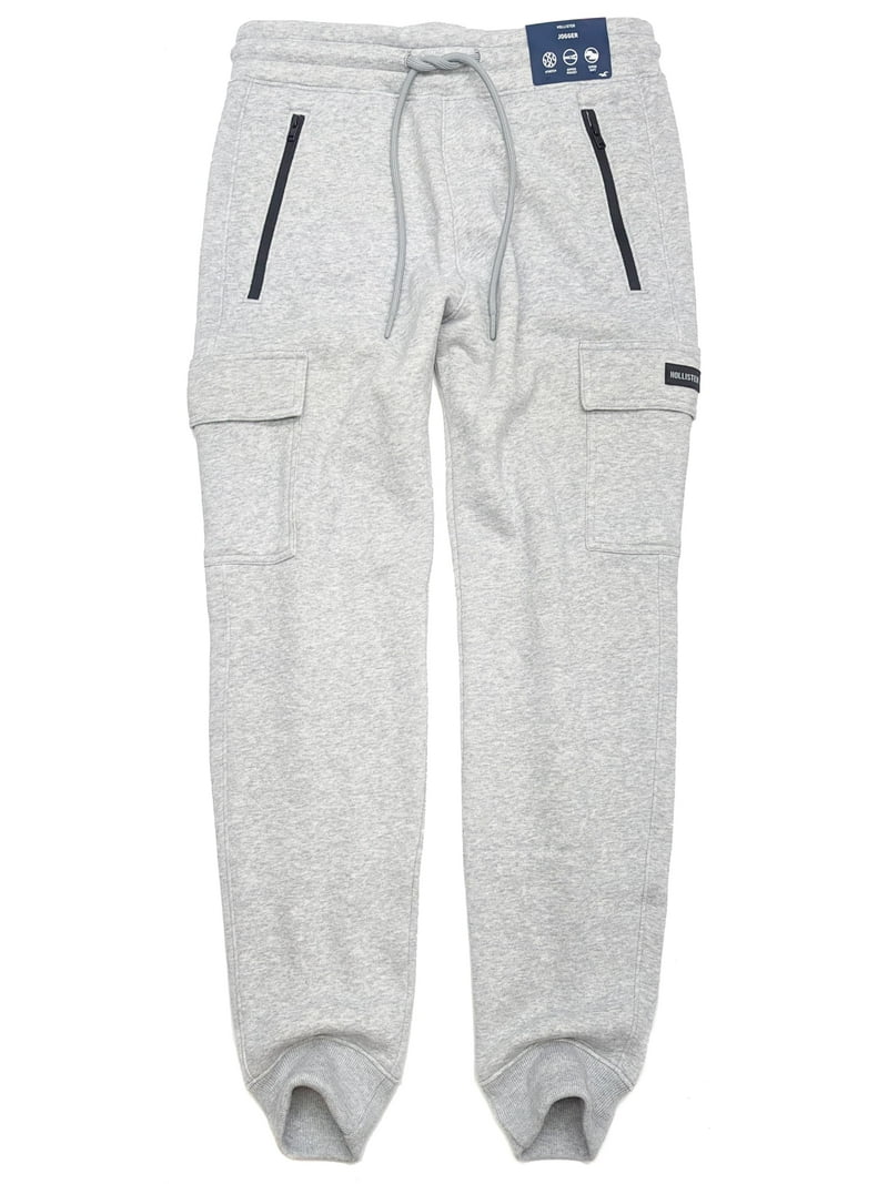 Hollister California Men's Soft Inside Out Fleece Jogger Pants